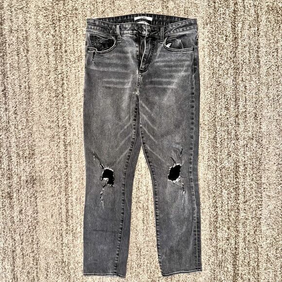 Sam Edelman Women's The Stiletto Straight High Rise Straight Jeans Black 29 - Picture 4 of 12